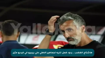هاشتاج الغضب.. ردود فعل نارية لجماهير الأهلي على ريبيرو في فيديو مثير